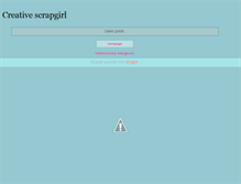 Tablet Screenshot of creativescrapgirl.blogspot.com