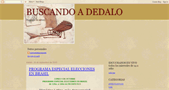 Desktop Screenshot of buscandoadedalo.blogspot.com