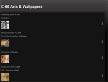 Tablet Screenshot of c-60artandwallpapers.blogspot.com