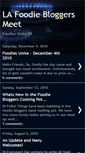 Mobile Screenshot of foodiebloggersmeet.blogspot.com
