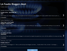 Tablet Screenshot of foodiebloggersmeet.blogspot.com