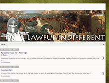 Tablet Screenshot of lawfulindifferent.blogspot.com