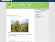 Tablet Screenshot of mueblesdejardinyflores.blogspot.com