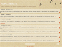 Tablet Screenshot of poetry-notebook.blogspot.com