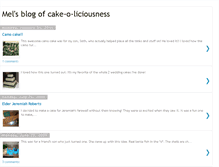 Tablet Screenshot of cakesbymelanie.blogspot.com