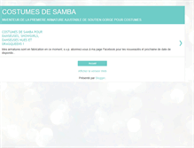 Tablet Screenshot of costumesdesamba.blogspot.com