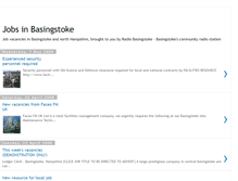 Tablet Screenshot of jobsinbasingstoke.blogspot.com