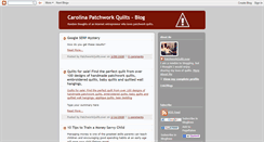 Desktop Screenshot of carolinapatchworkquilts.blogspot.com