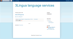 Desktop Screenshot of 3lingualanguageservices.blogspot.com
