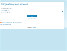 Tablet Screenshot of 3lingualanguageservices.blogspot.com
