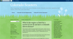 Desktop Screenshot of coloradoscooters.blogspot.com
