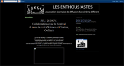 Desktop Screenshot of les-enthousiastes.blogspot.com