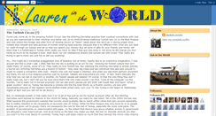 Desktop Screenshot of laurenintheworld.blogspot.com