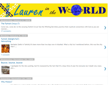 Tablet Screenshot of laurenintheworld.blogspot.com