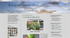 Desktop Screenshot of amigosorquidofilos.blogspot.com