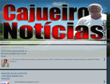 Tablet Screenshot of cajueironoticias.blogspot.com