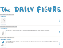 Tablet Screenshot of dailyfigure.blogspot.com