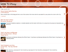 Tablet Screenshot of m2mtvpinoy.blogspot.com