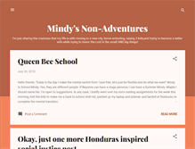 Tablet Screenshot of mindysnonadventures.blogspot.com