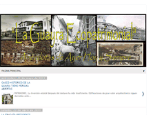 Tablet Screenshot of laguayraecopatrimonial.blogspot.com