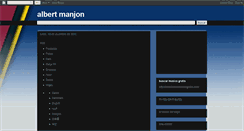 Desktop Screenshot of albert-manjon.blogspot.com