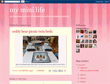 Tablet Screenshot of mymiinilife.blogspot.com