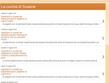 Tablet Screenshot of lacucinadisusana.blogspot.com