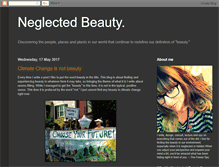 Tablet Screenshot of neglectedbeauty.blogspot.com