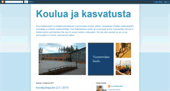 Desktop Screenshot of kouluajakasvatusta.blogspot.com