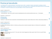 Tablet Screenshot of kouluajakasvatusta.blogspot.com