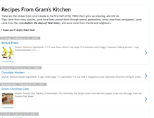 Tablet Screenshot of grams-kitchen.blogspot.com