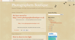 Desktop Screenshot of photographers-boutique.blogspot.com