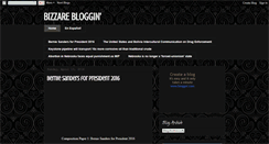 Desktop Screenshot of bizzarebloggin.blogspot.com