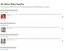 Tablet Screenshot of ourlittlemurphy.blogspot.com