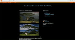 Desktop Screenshot of labellezaenmismanos.blogspot.com