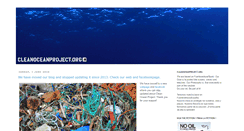 Desktop Screenshot of cleanoceanproject.blogspot.com