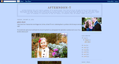 Desktop Screenshot of afternoon-t.blogspot.com