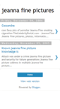 Mobile Screenshot of jeanna-fine-pictures4677.blogspot.com