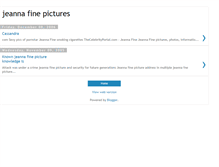 Tablet Screenshot of jeanna-fine-pictures4677.blogspot.com