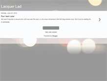 Tablet Screenshot of lacquerlad.blogspot.com
