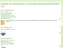 Tablet Screenshot of incaforgca.blogspot.com