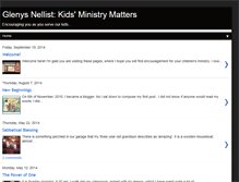 Tablet Screenshot of kidsministrymatters.blogspot.com