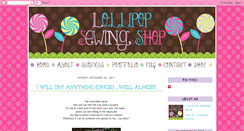 Desktop Screenshot of lollipopsewingshop.blogspot.com