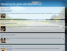 Tablet Screenshot of gourmetlee.blogspot.com