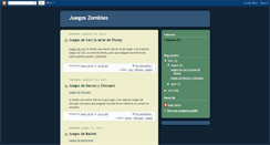 Desktop Screenshot of juegos-zombies.blogspot.com