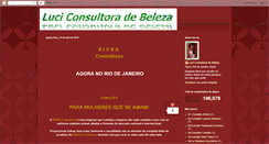 Desktop Screenshot of luciconsultoradebeleza.blogspot.com