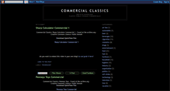 Desktop Screenshot of commercial-classics.blogspot.com