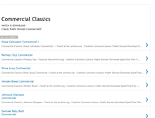 Tablet Screenshot of commercial-classics.blogspot.com