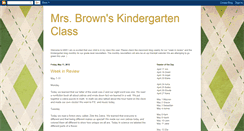 Desktop Screenshot of kendallkindergartenbrown.blogspot.com