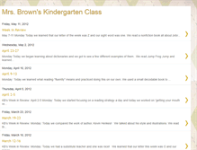 Tablet Screenshot of kendallkindergartenbrown.blogspot.com